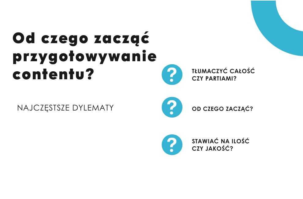 Od czego zacząć przygotowywanie contentu?